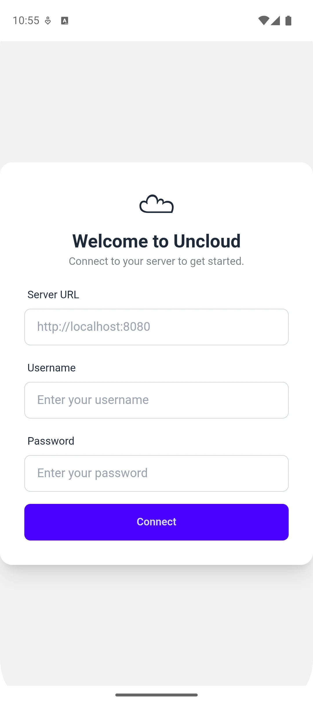 Uncloud screenshot