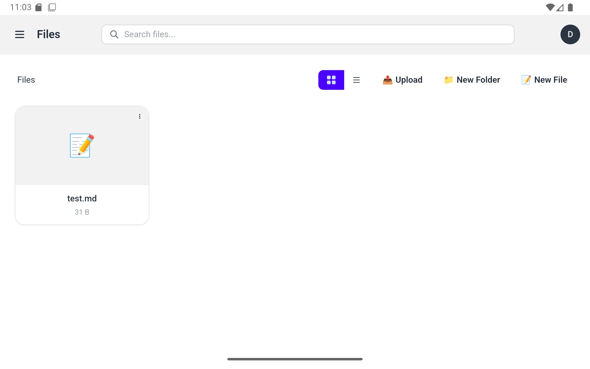 Uncloud screenshot